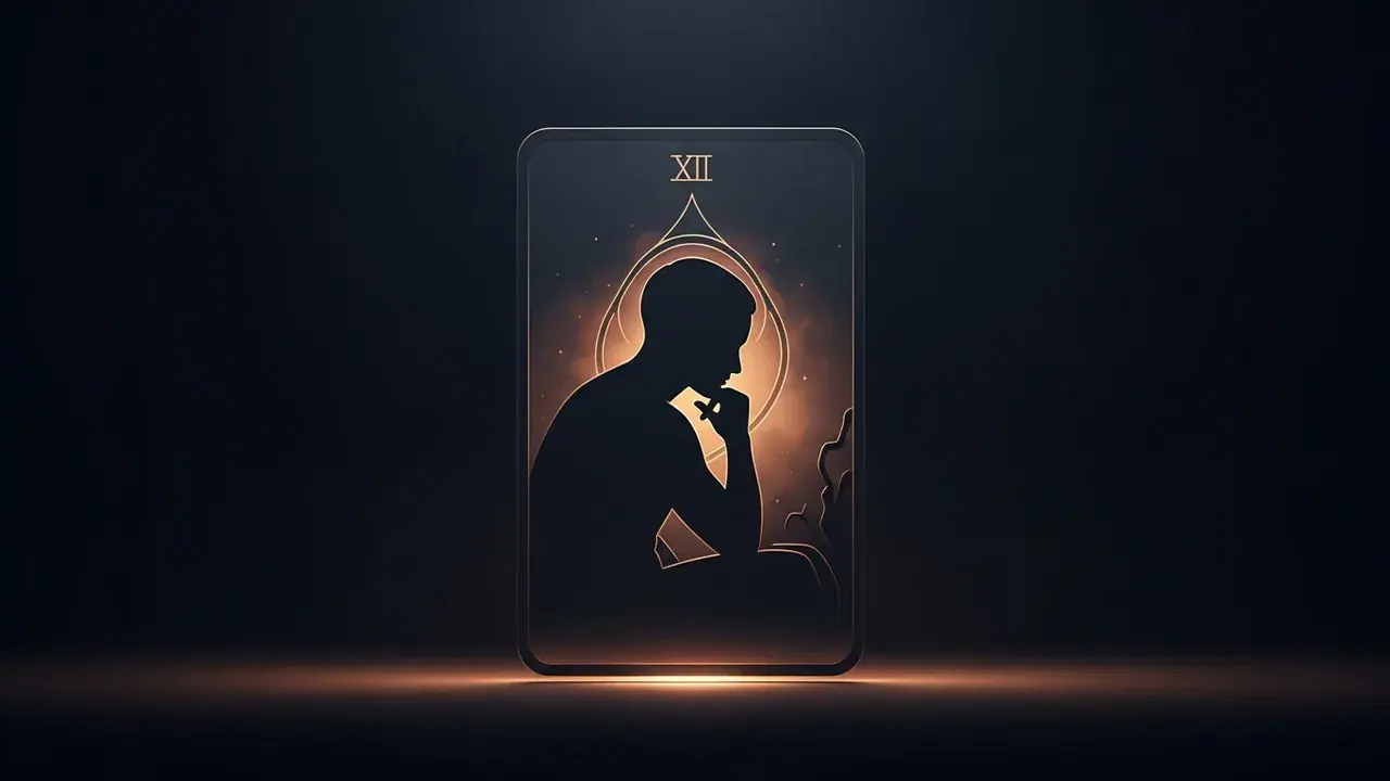 Symbolic illustration representing the claim "Tarot as reflection tool".