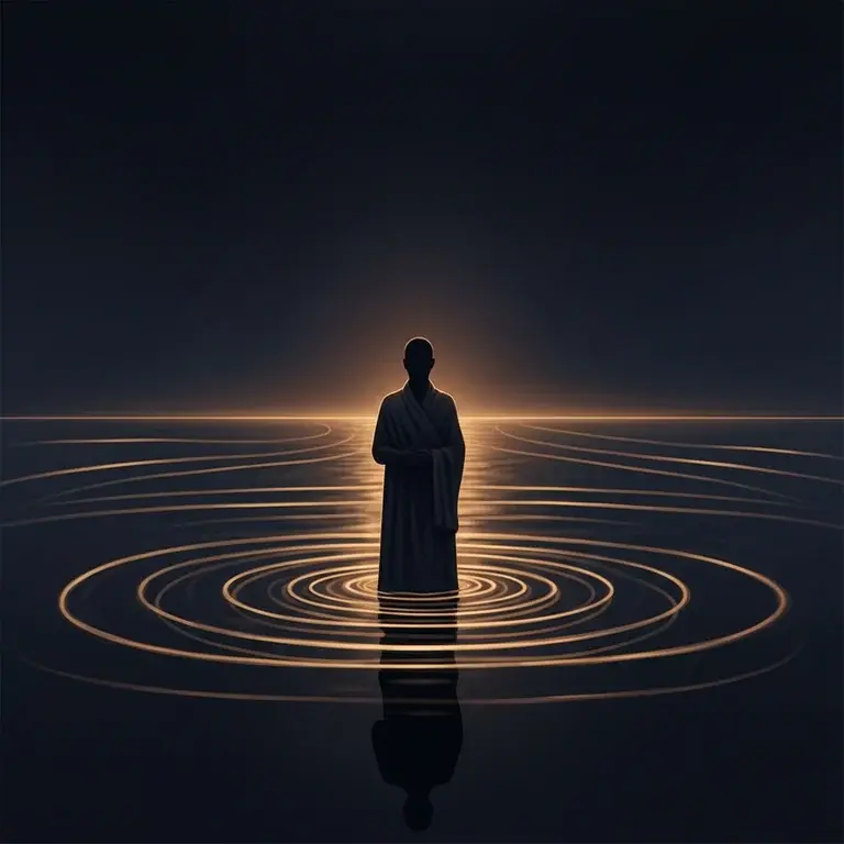 Symbolic character avatar representing the Karma lens.