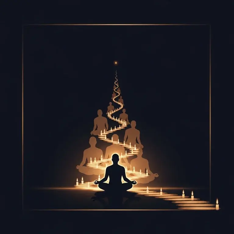 Symbolic character avatar representing the Soul-growth lens.