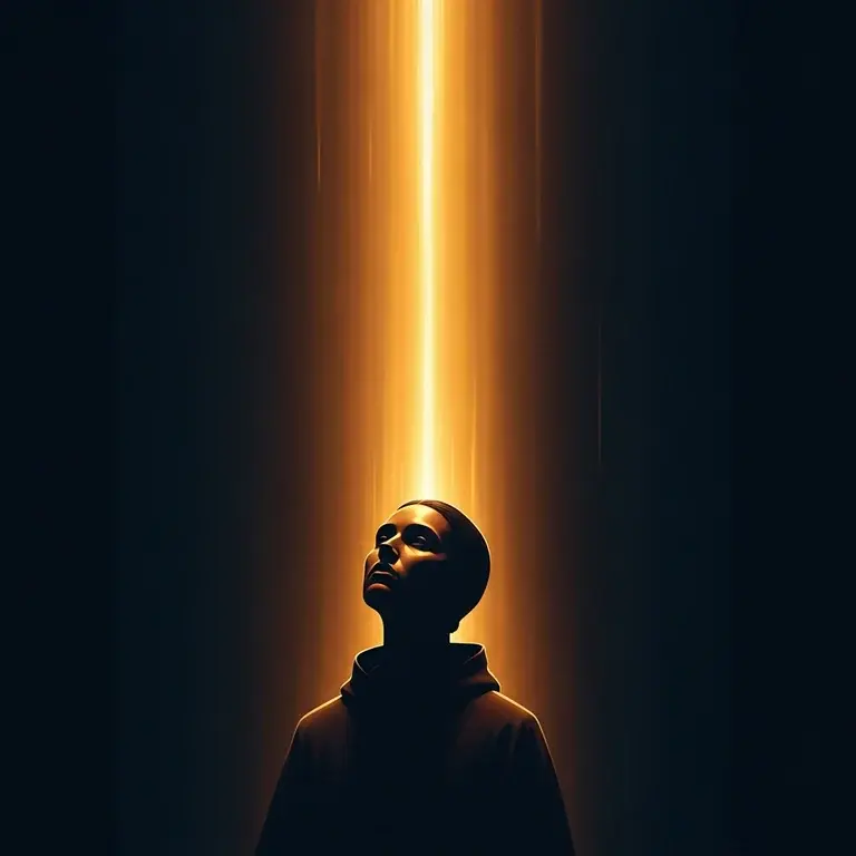 Symbolic character avatar representing the Theist lens.