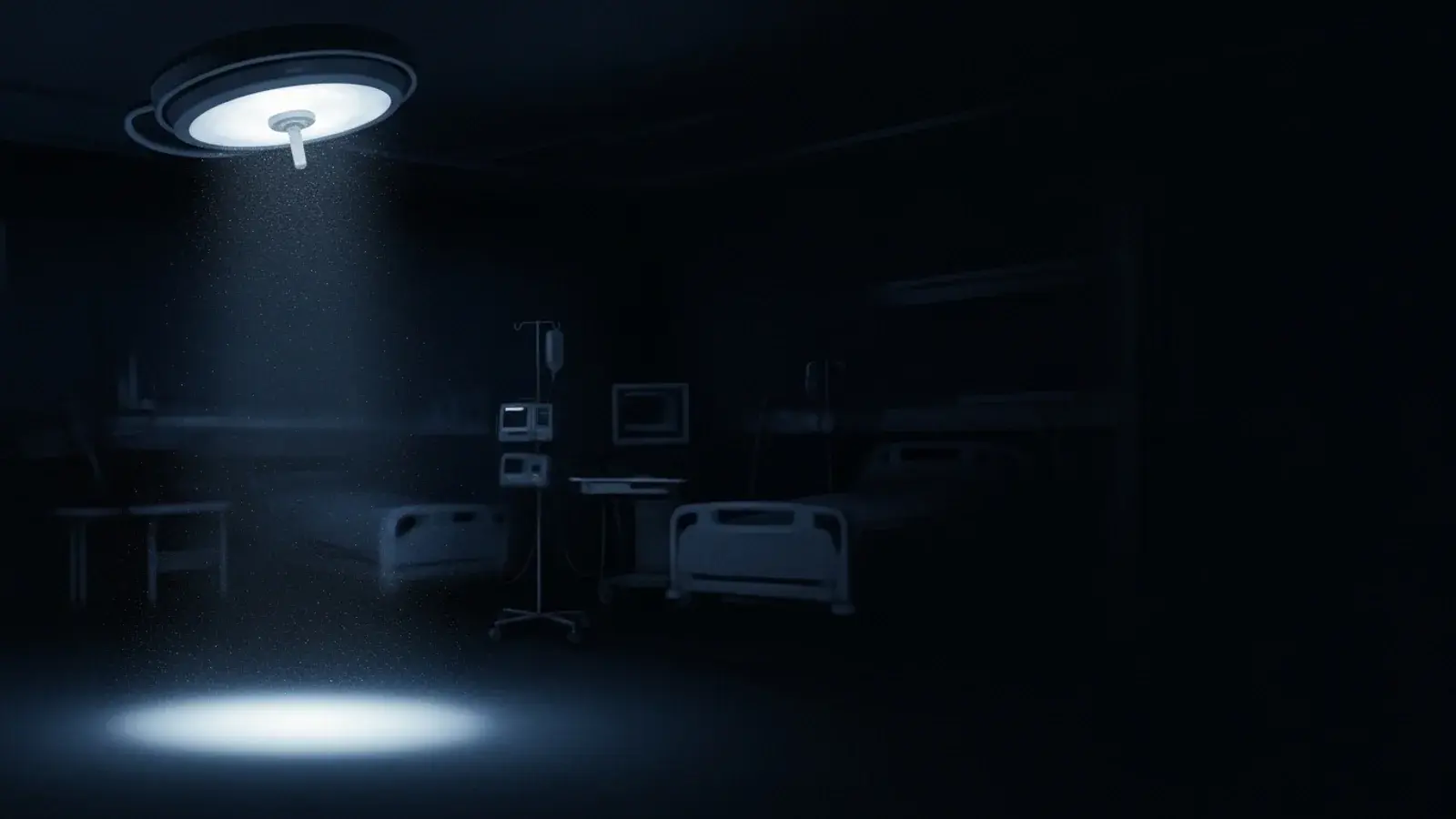 Cinematic illustration for the thought experiment "A near-death experience with a life review".