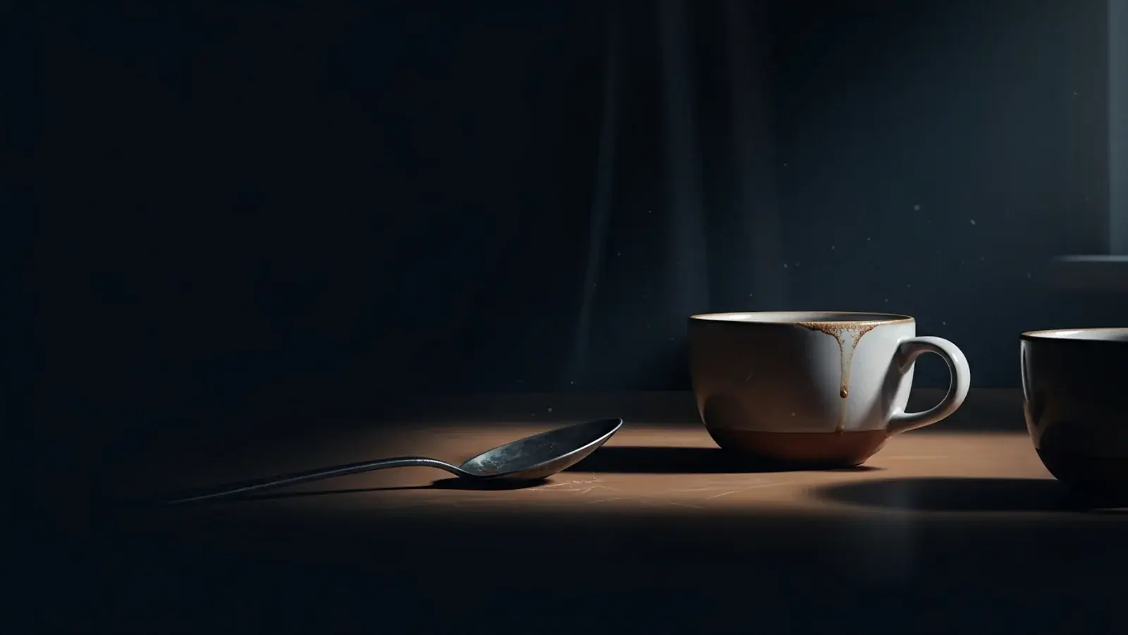 Cinematic illustration for the thought experiment "Staying in a difficult relationship because it teaches you".